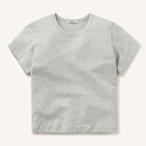 Buck Mason PIMA BOXY CREW in Graphite